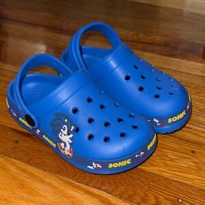 Sonic Kids Blue Clogs